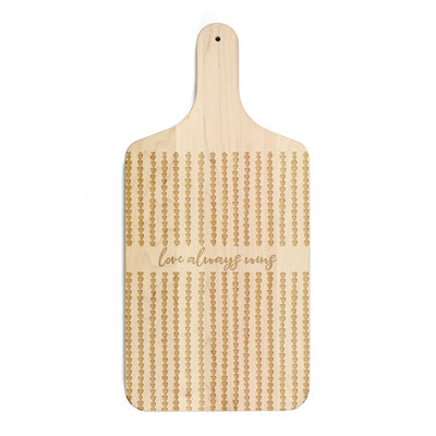Love Always Wins Hearts Cutting Board