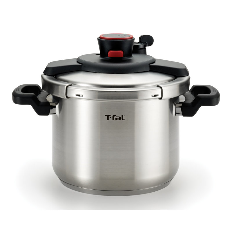 T-fal Clipso Stove Top Pressure Cooker, 6.3 Qt.