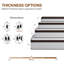 Medium Bamboo Cooling Memory Gel Foam Mattress With Charcoal-459702095-454177620