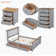 Solid Wood Sleigh 3 Piece Bedroom Set, Bedroom Furniture Sets, Solid Wood Bedroom Set