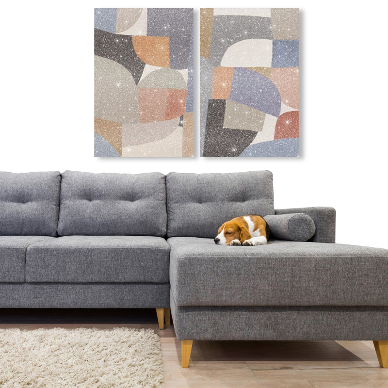 Muted Prelude Set Set by Oliver Gal, 30"H x 20"W, Gallery Wrapped
