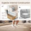 Canapé d'angle moderne en forme de L avec pouf de rangement-638553346