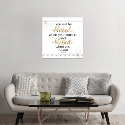 You Will Be Blessed by Jennifer Pugh - Wrapped Canvas Print