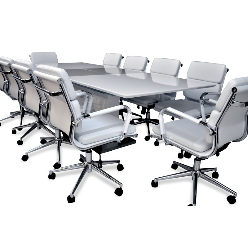 Moda 96'' Solid Wood Rectangle Conference Table