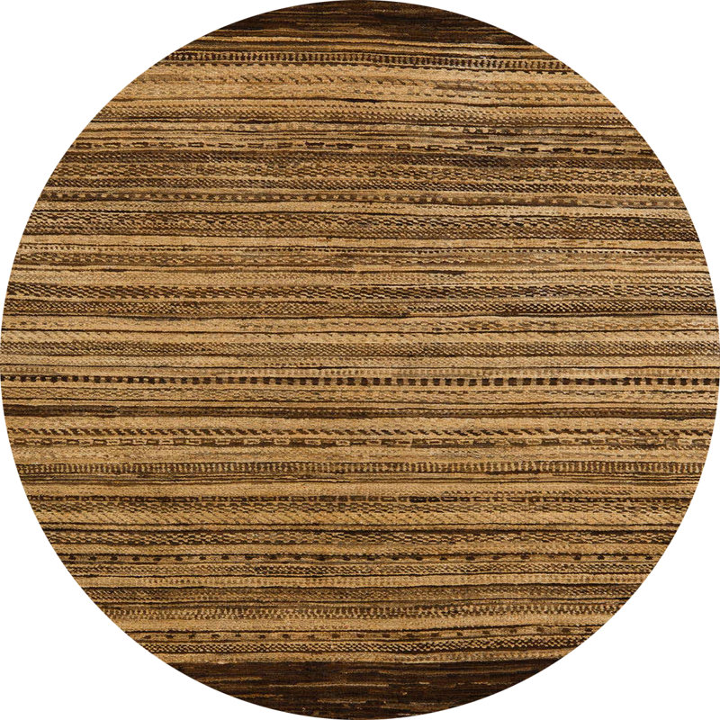 Abstract Indoor Rug, Round 5'
