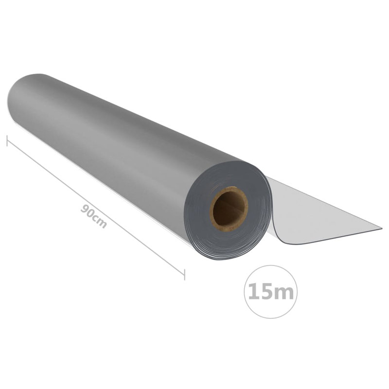 Verrett Roll PVC Table Protector, Matt