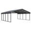 Abri de voiture en acier galvanisé 20 x 20 x 7-40093456