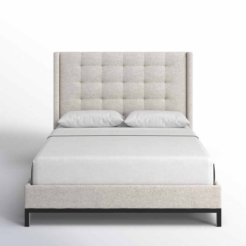 Easton Queen Tufted Upholstered Platform Bed, King