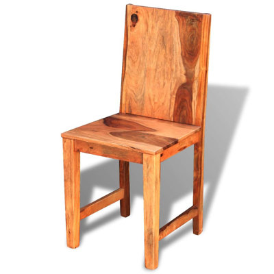 Chaise d'appoint en bois massif Aerend