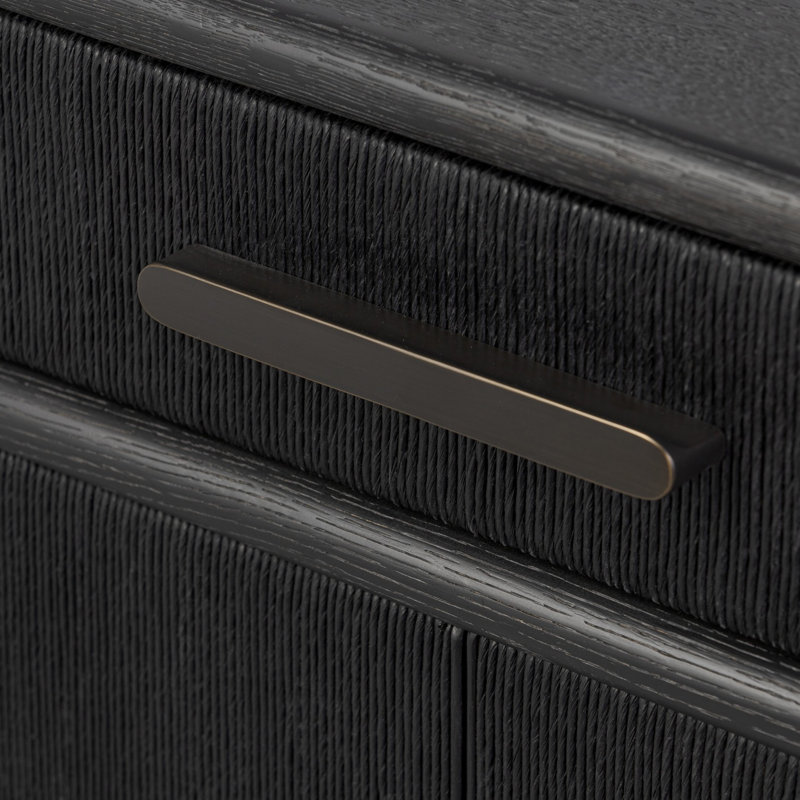 Rosenell Sideboard-Black Oak Veneer, Black