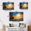 Ensemble de salon d'art mural Autumn Forest Lake Views II - Van Gogh-2051070275-2051070300-2051070297