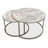 2 - Piece Marble Top Living Room Table Set