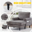 Chaise longue rembourrée 38,2 po-1364060288