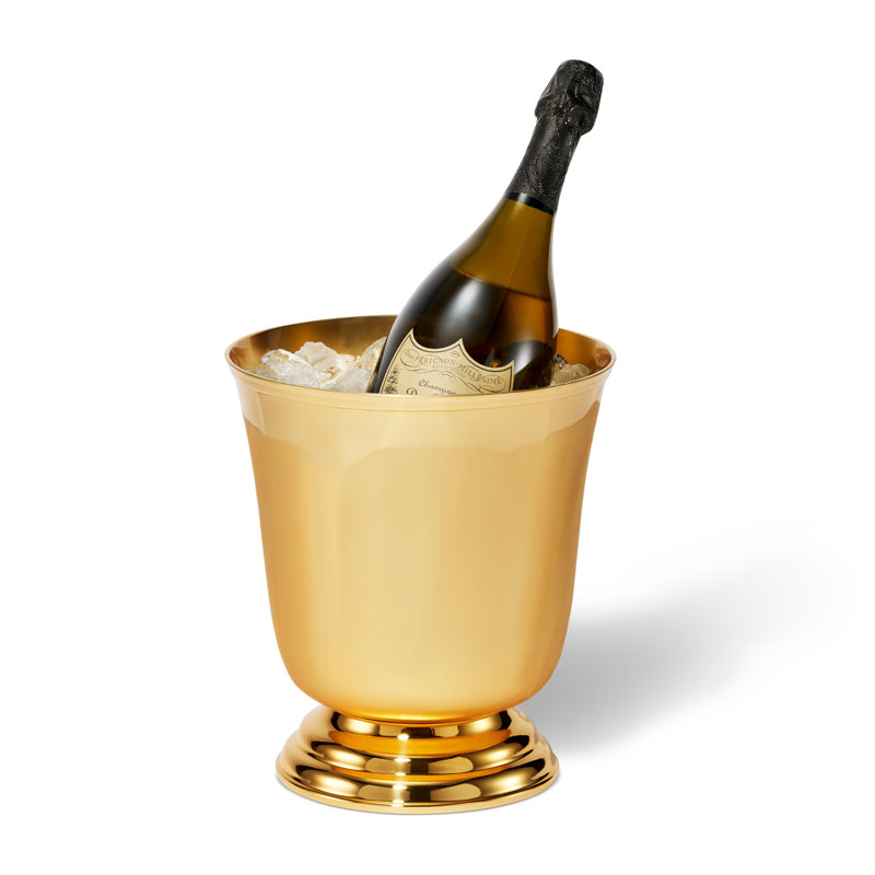 Vita Large Gold Stainless Steel Ice Bucket
