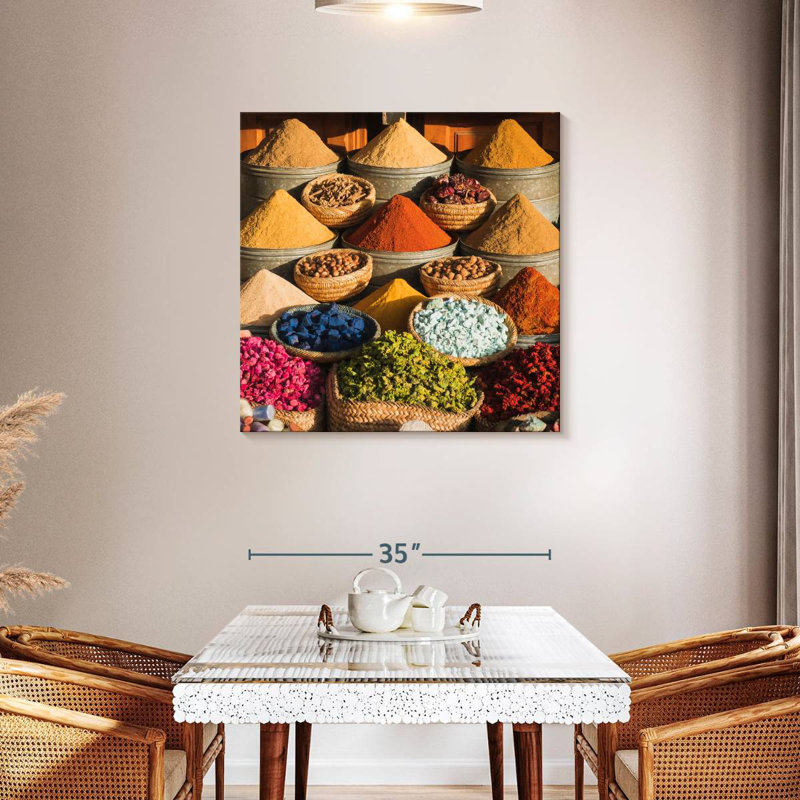 Yarlin Marrakesh Market Spices, 36" H x 36" W
