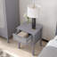 Arthen Rattan 2 Drawer Bedside Table-115334132