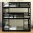 Twin Over Twin Over Twin Rubber Wood Triple Bunk Bed – Two Built-In Ladders, Guardrails & Detachable Design-1434985109