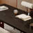 Black + Brown Rectangular Solid Wood desk-1099053954