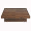 Table basse avec plateau coulissant et rangement