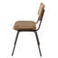 Alphon 49cm H Upholstered Side Chair in Brown