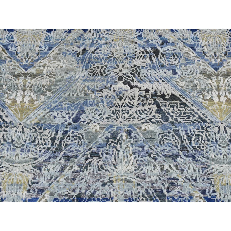 Tapis de couloir unique en laine 2 pi 7 po x 8 pi 3 po Totiyana
