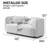 Luxury Modern Sofa Couch For Living Room, Light Beige Boucle Upholstered Cloud Couch For Apartment Home Office, 2 Seater