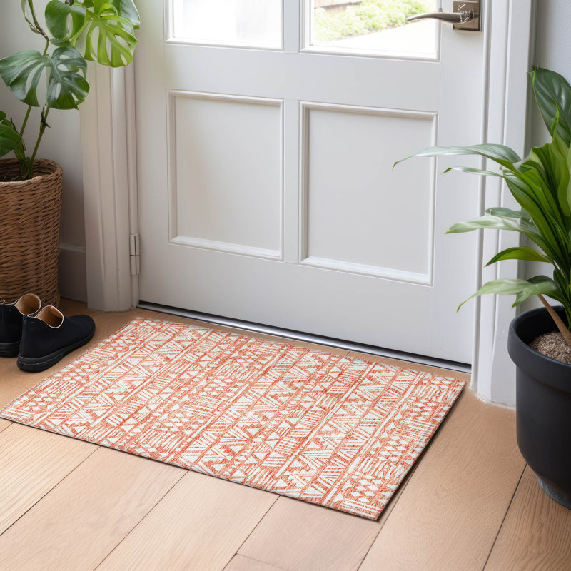 Tapis intérieur / extérieur Maliana, Rectangle 1 pi 8 po x 2 pi 6 po