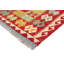 Rectangle 122 cm x 194 cm Geometric Wool Hand Woven Kilim