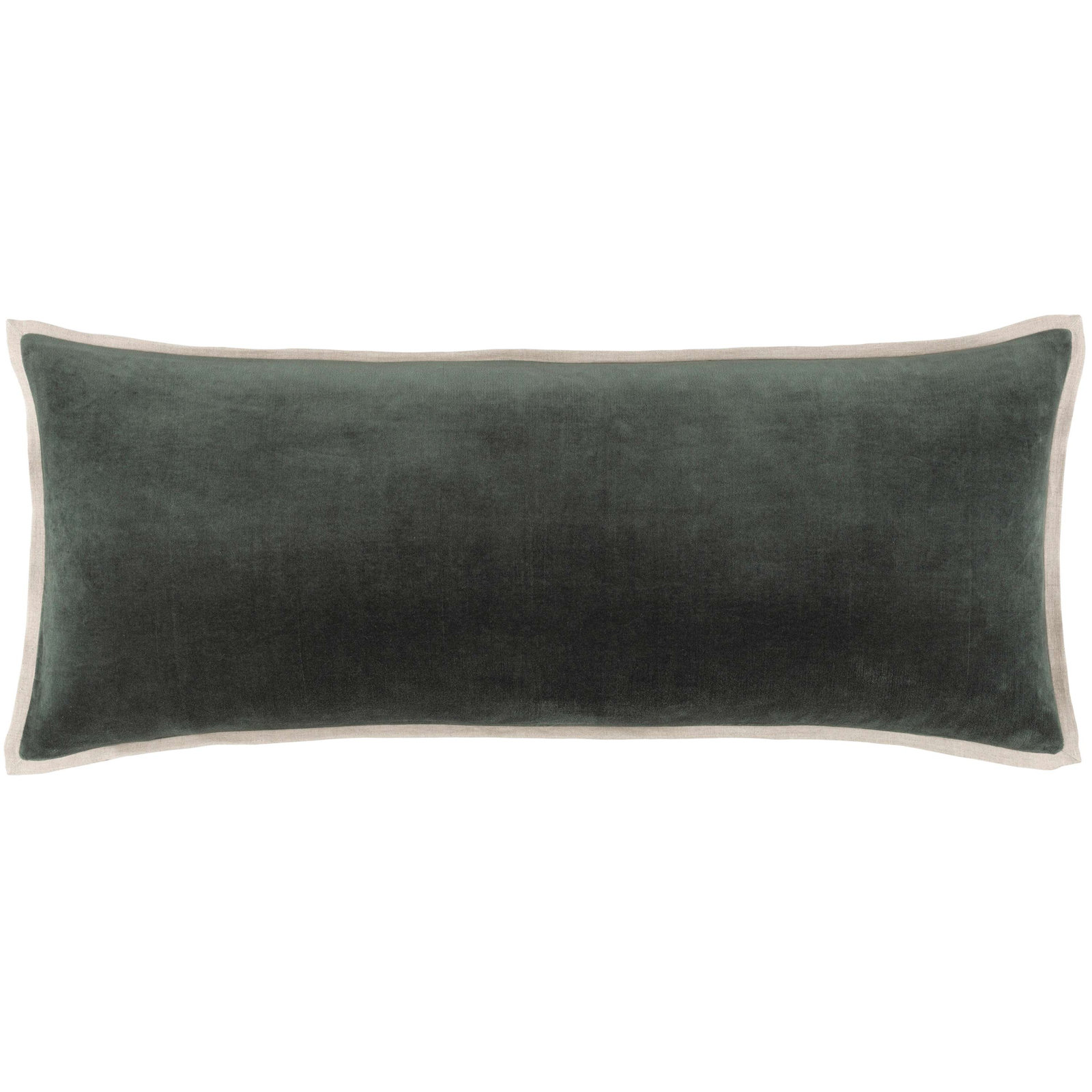 Gehry Cotton Pillow Cover, Everglade, Rectangle 16"H x 40"W, Pillow Cover Only - No Insert