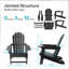 HDPE Folding Adirondack Chair-852309119