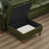 Dark Green Faux Leather