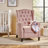 Wide Manual Wing Chair Recliner-1575643310