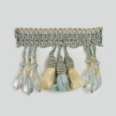 Beaded Tassel Fabric