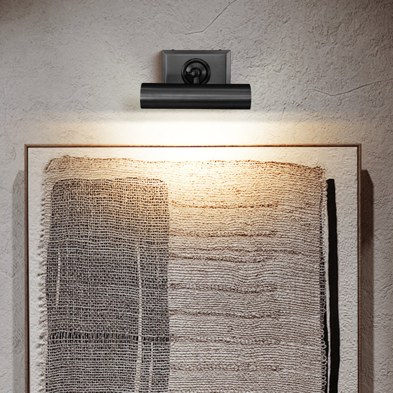 Modern 1pc Dimmable Led Wall Mounted Picture Light, Black, 3.94" H x 7.87" W x 7.87" D