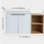 36-inch Door-type Bathroom Sink with Storage Shelf