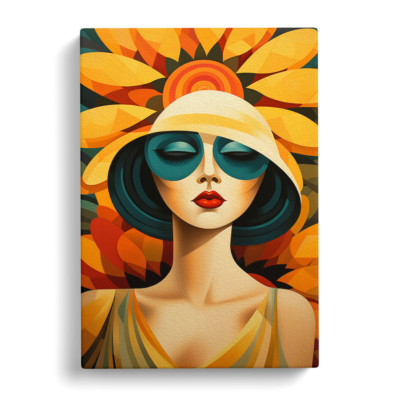 Sunflower - No Frame Print, 60cm H x 40cm W x 3cm D