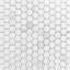 Carreau auto-adhésif Easy Luxe Hex Calacatta 11,61 po x 11,81 po SPC