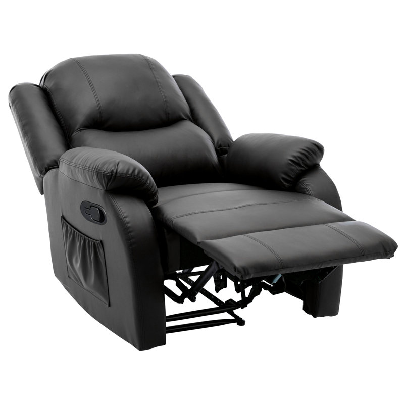 80.00 cm Wide Faux Leather Recliner