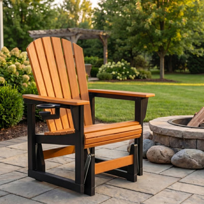 Fauteuil Adirondack, noir