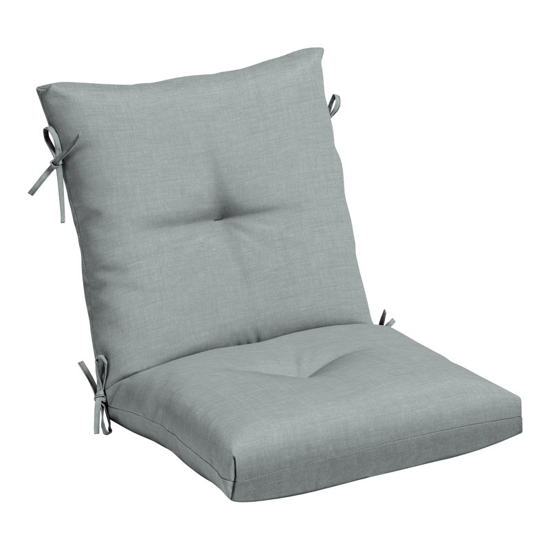ARDEN EarthFIBER 1 - Piece Outdoor Seat/Back Cushion, Stone Gray
