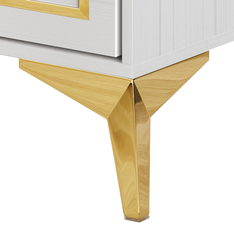 Baccus 21.65'' W Nightstand, White
