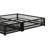 Metal Bunk Bed, Floor Bunk Bed Frame With Ladder And Safety Guardrails-356074271-356074266