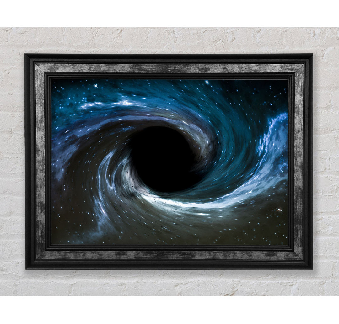 Vortex In Space Black Hole - Einzelner Bilderrahmen Kunstdrucke