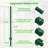PVC Coated Welded Wire Mesh Fence Kit, Galvanized Metal Wire Fencing with U Posts & Cable Ties, Outdoor Garden Pet Dog Barrier-135535669-135535670