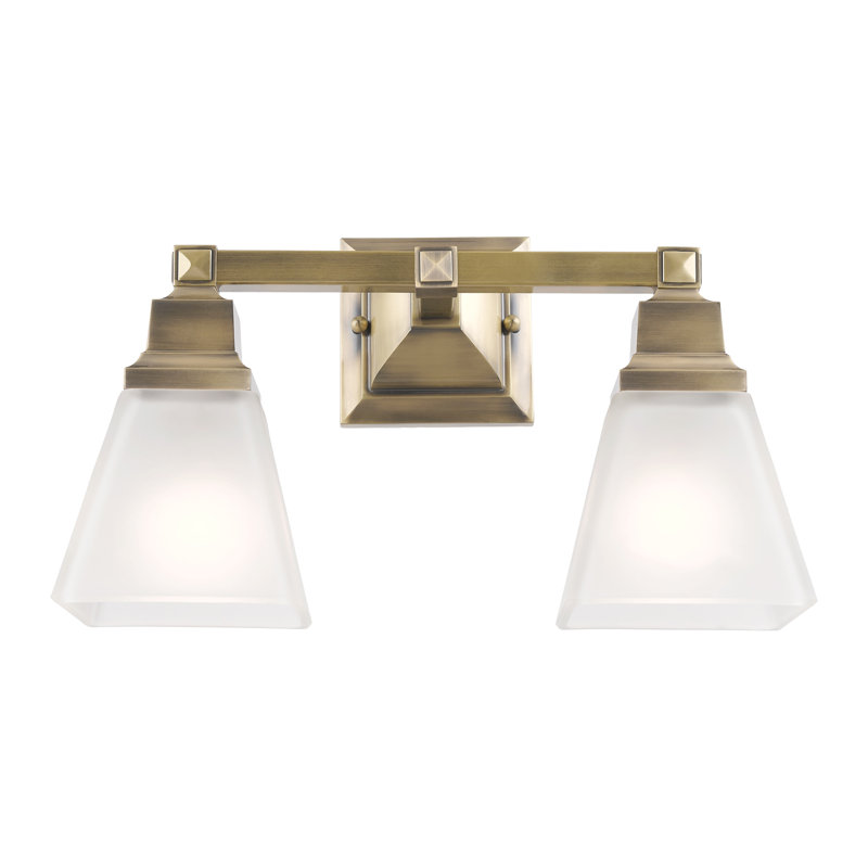 Mathias 2 - Light Dimmable Vanity Light, Antique Brass