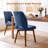 Dining Chairs Set Of 2 – Modern Upholstered Kitchen Chairs (sillas De Comedor) With Unique Cutout High Back & Wood Legs, Farmhouse Dinner Chair For Kitchen, Dining Room, Or Living Room, Beige-410836247-395921054