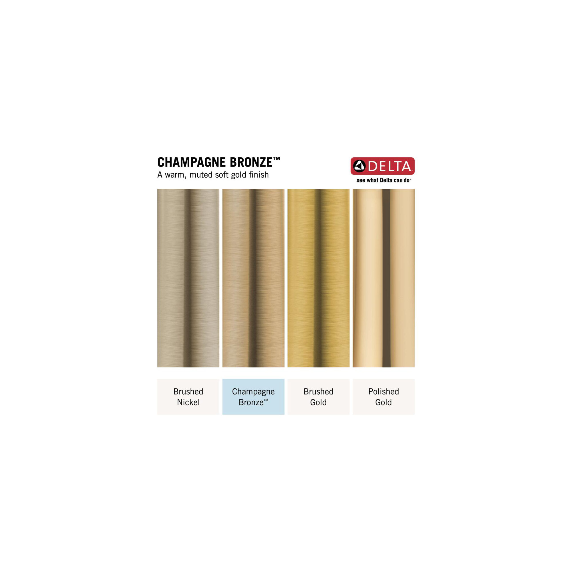 Trinsic Single-Function Valve Trim Kit, Shower Handle Trim kit, Brilliance Champagne Bronze