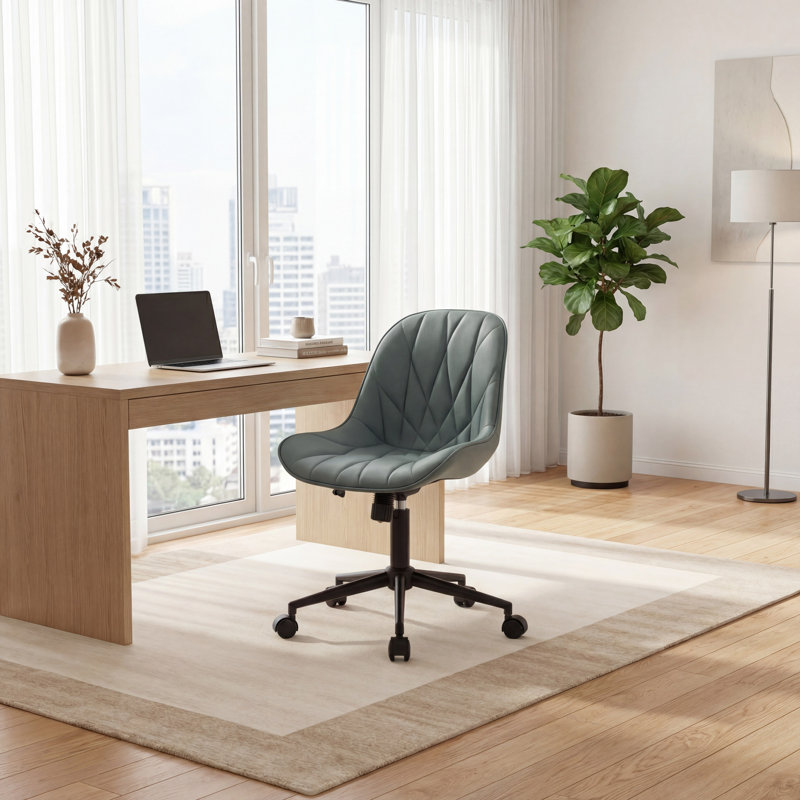 Fauteuil de bureau Darlaine, Vert grisâtre