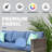Premium All-Weather Wicker 7 - Person Patio Conversation Set with Cushions-1466395861