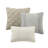 Luxurious Textured Gray Bedding Sets Cotton Blend Modern Style For Home